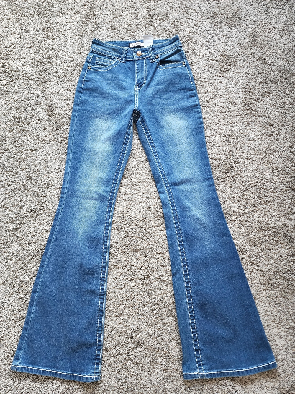 Legend Flare Jeans Size 5 Rhinestone Embellished Y2K Western
